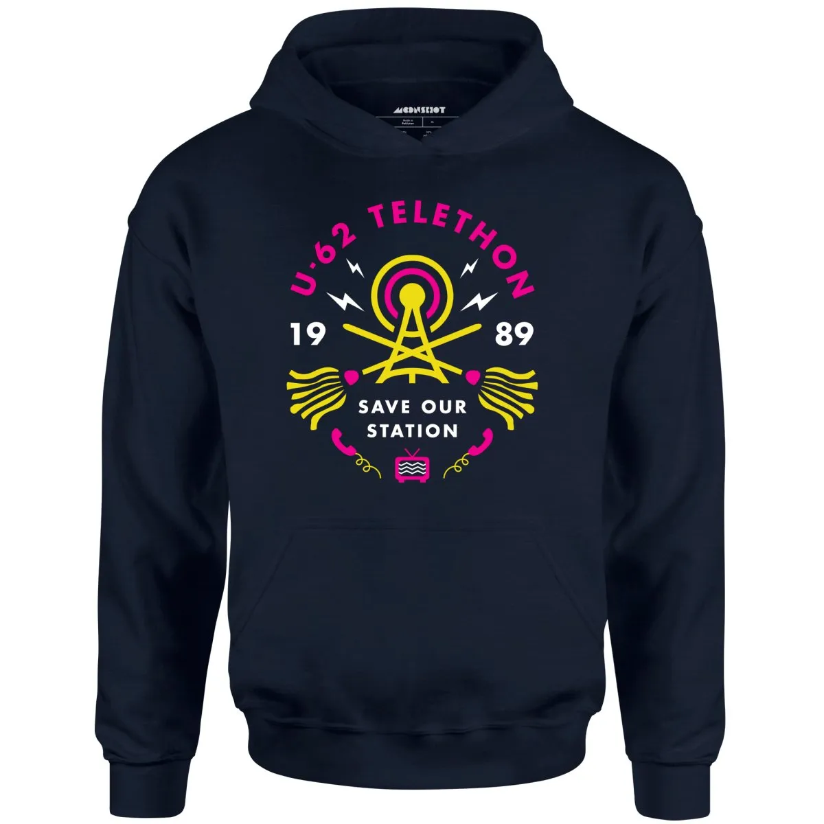 1989 UHF U-62 Telethon - Unisex Hoodie