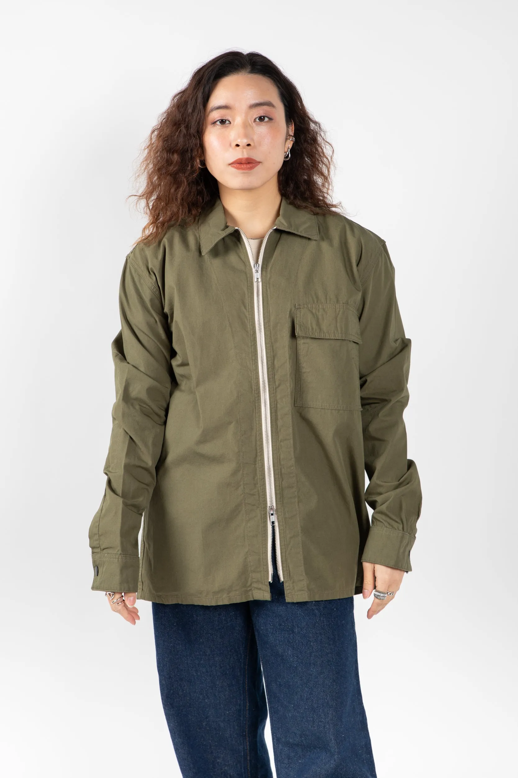 6002 Lightweight Zip-Front Jacket | Olive