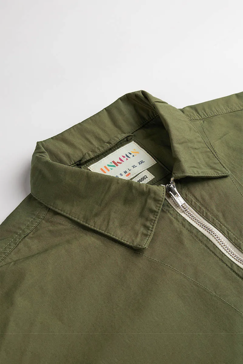 6002 Lightweight Zip-Front Jacket | Olive