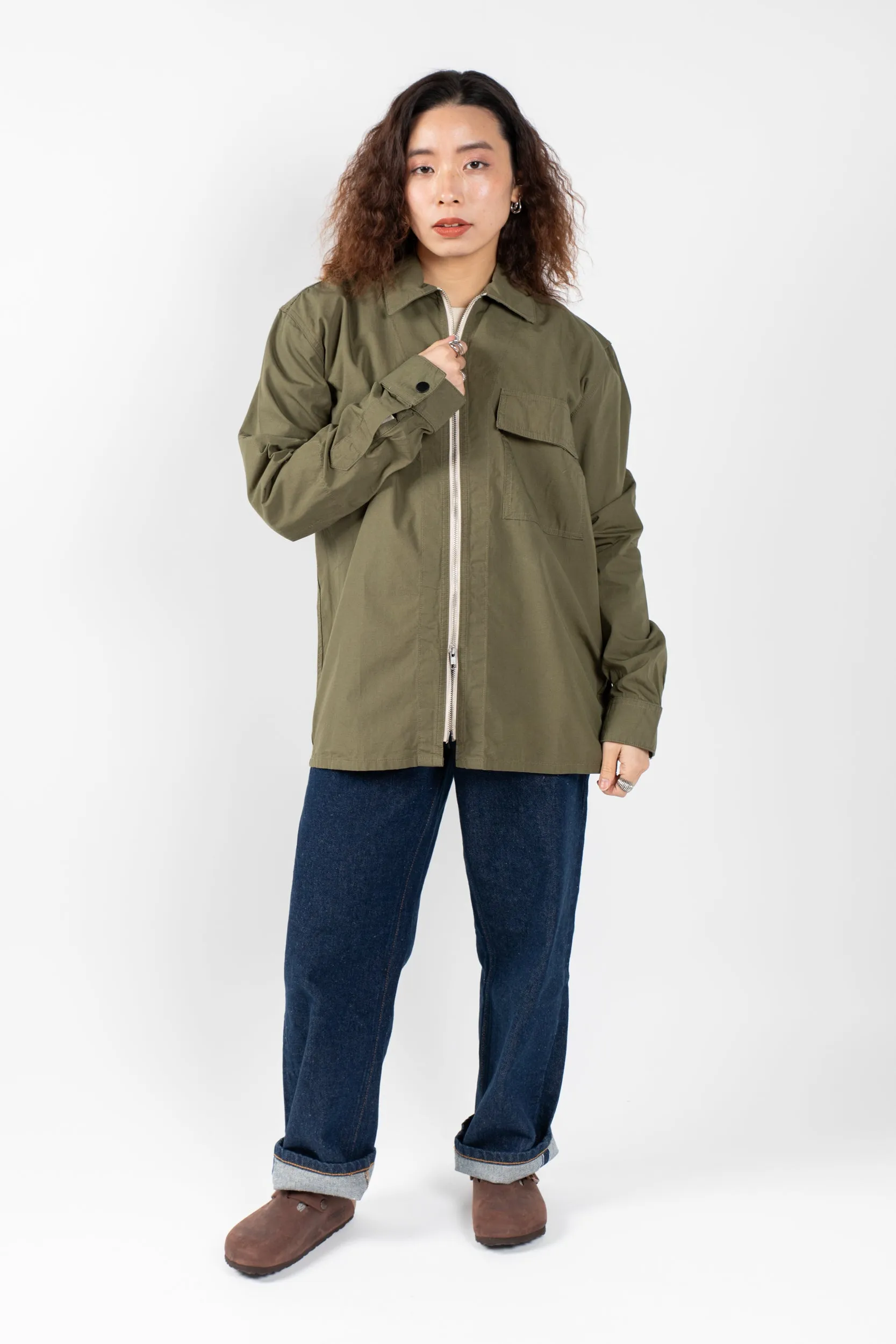 6002 Lightweight Zip-Front Jacket | Olive