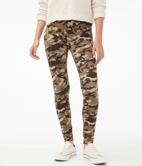 Aeropostale Seriously Soft Camo High-Rise Leggings