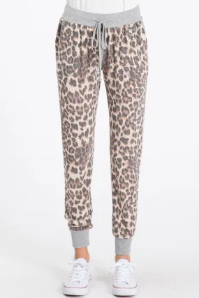 Animal Print Joggers