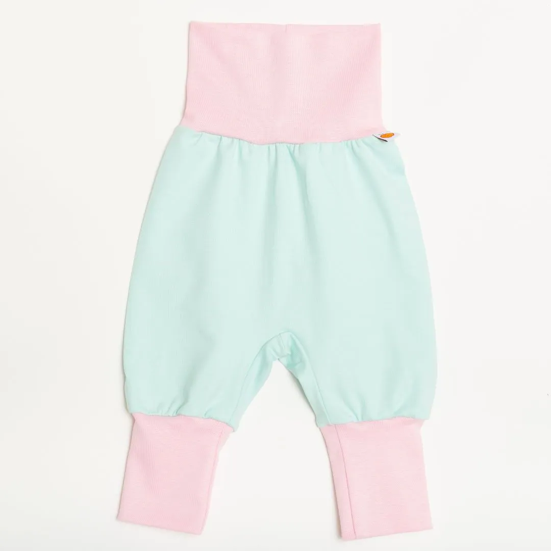 Baby pants "Spearmint/Baby Pink"