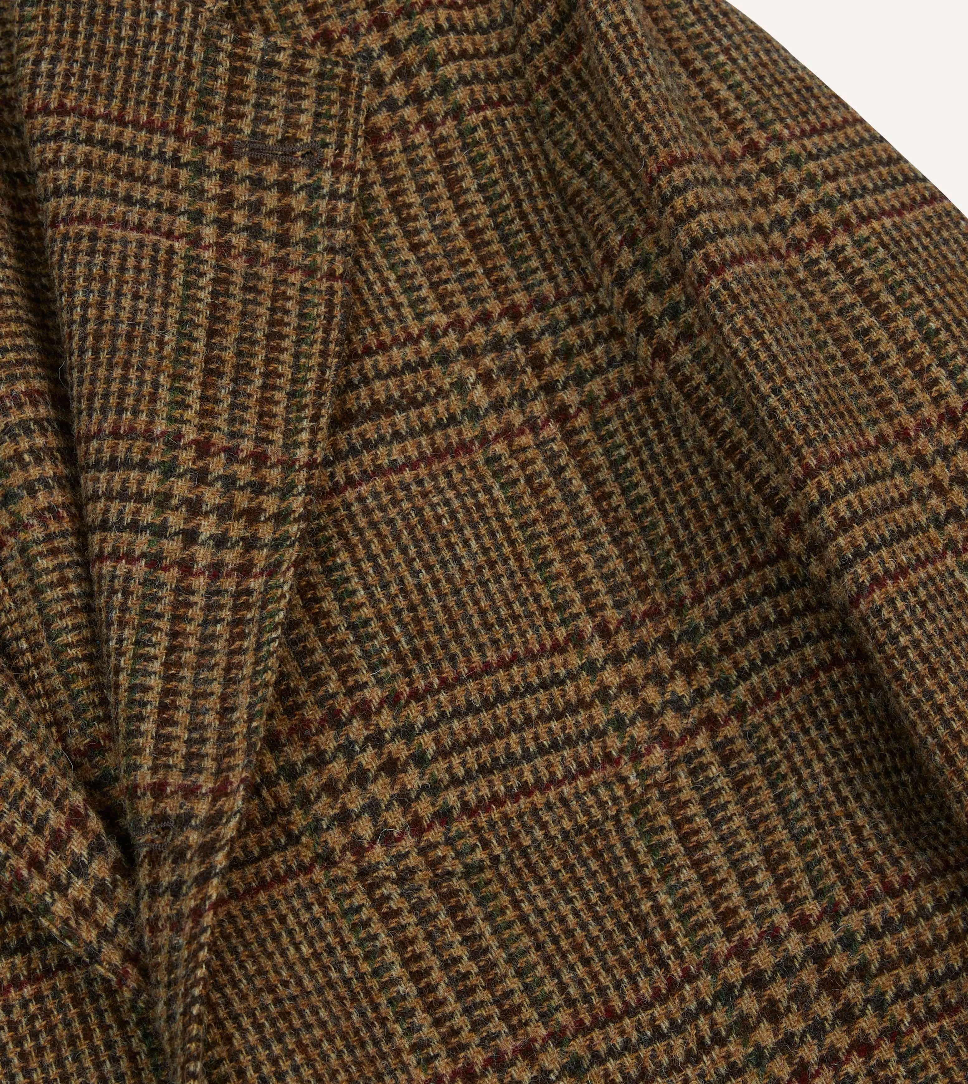 Brown and Red Prince of Wales Check Tweed Games Blazer Mk. VII