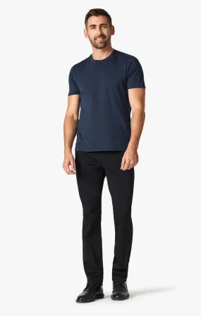 Charisma Relaxed Straight Pants In Select Double Black