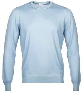 Crew Neck Knitwear Sky Blue