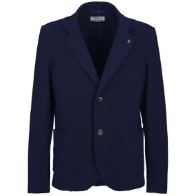 Fred Mello Chic Blue Cotton Blend Jacket for Men