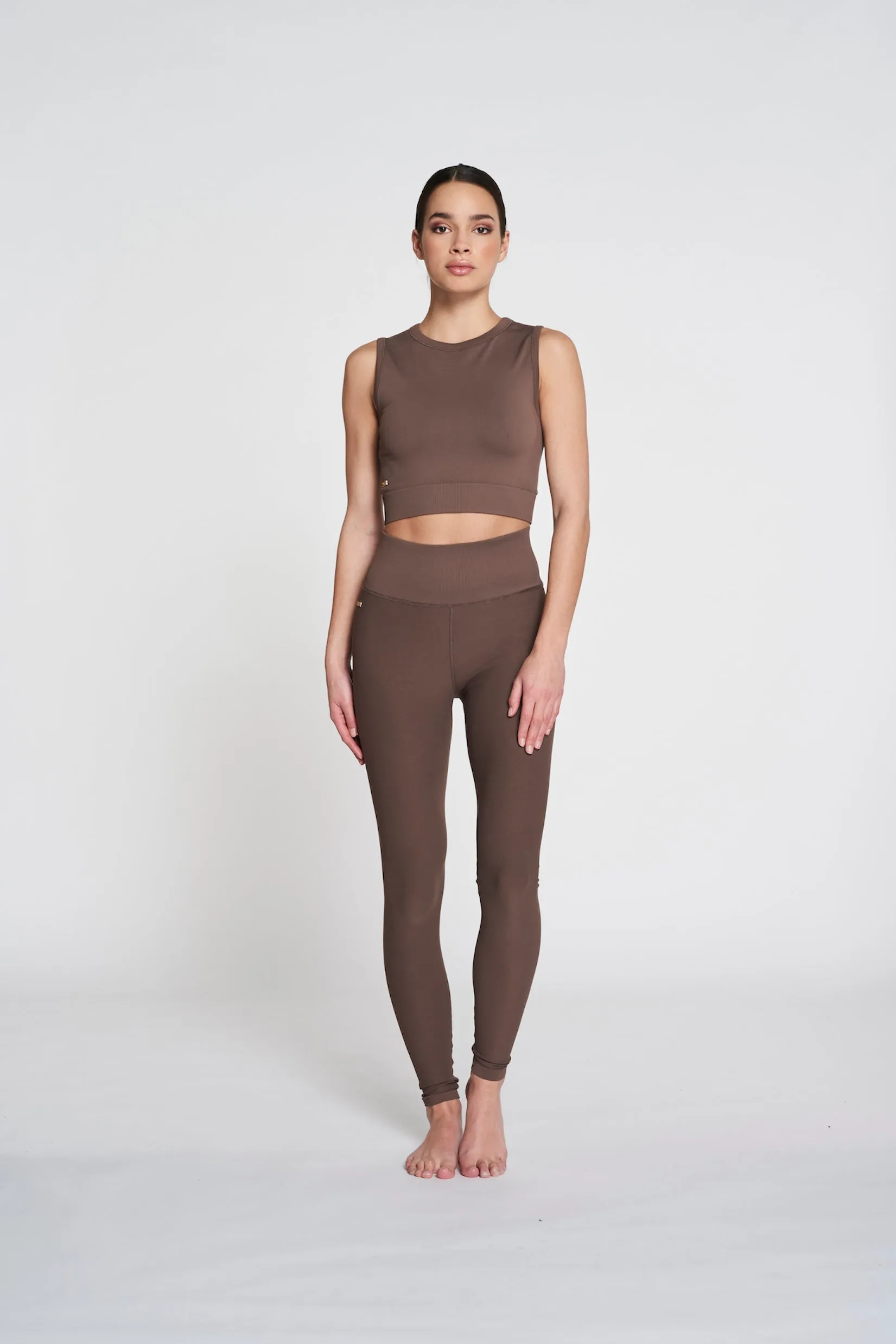 Jayne Soft Leggings - Taupe