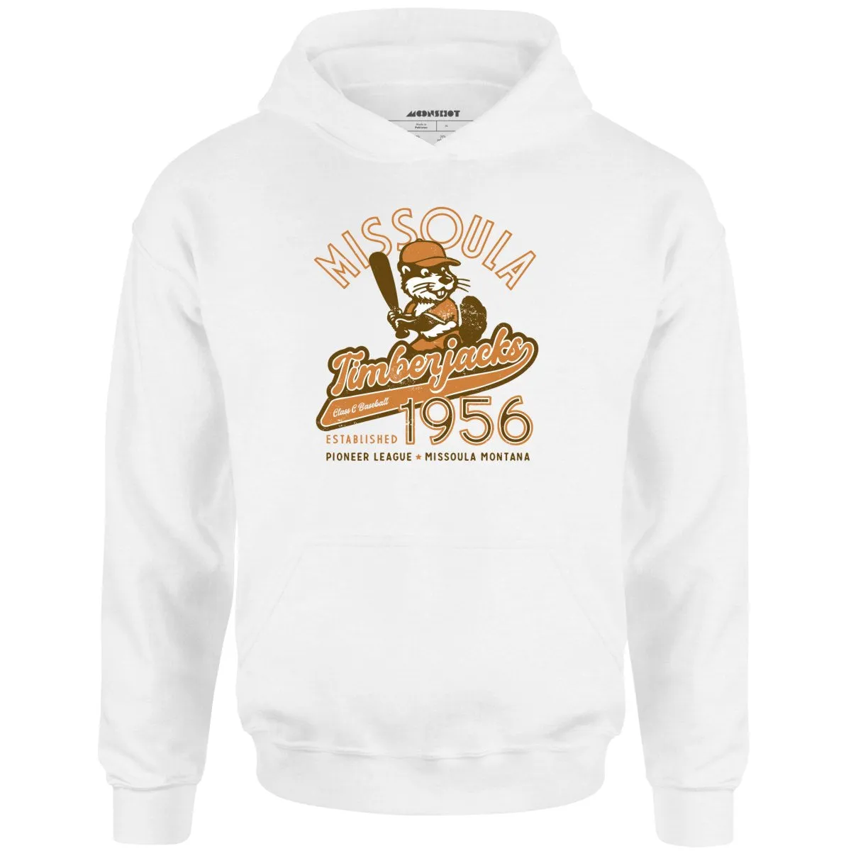 Missoula Timberjacks - Montana - Vintage Defunct Baseball Teams - Unisex Hoodie