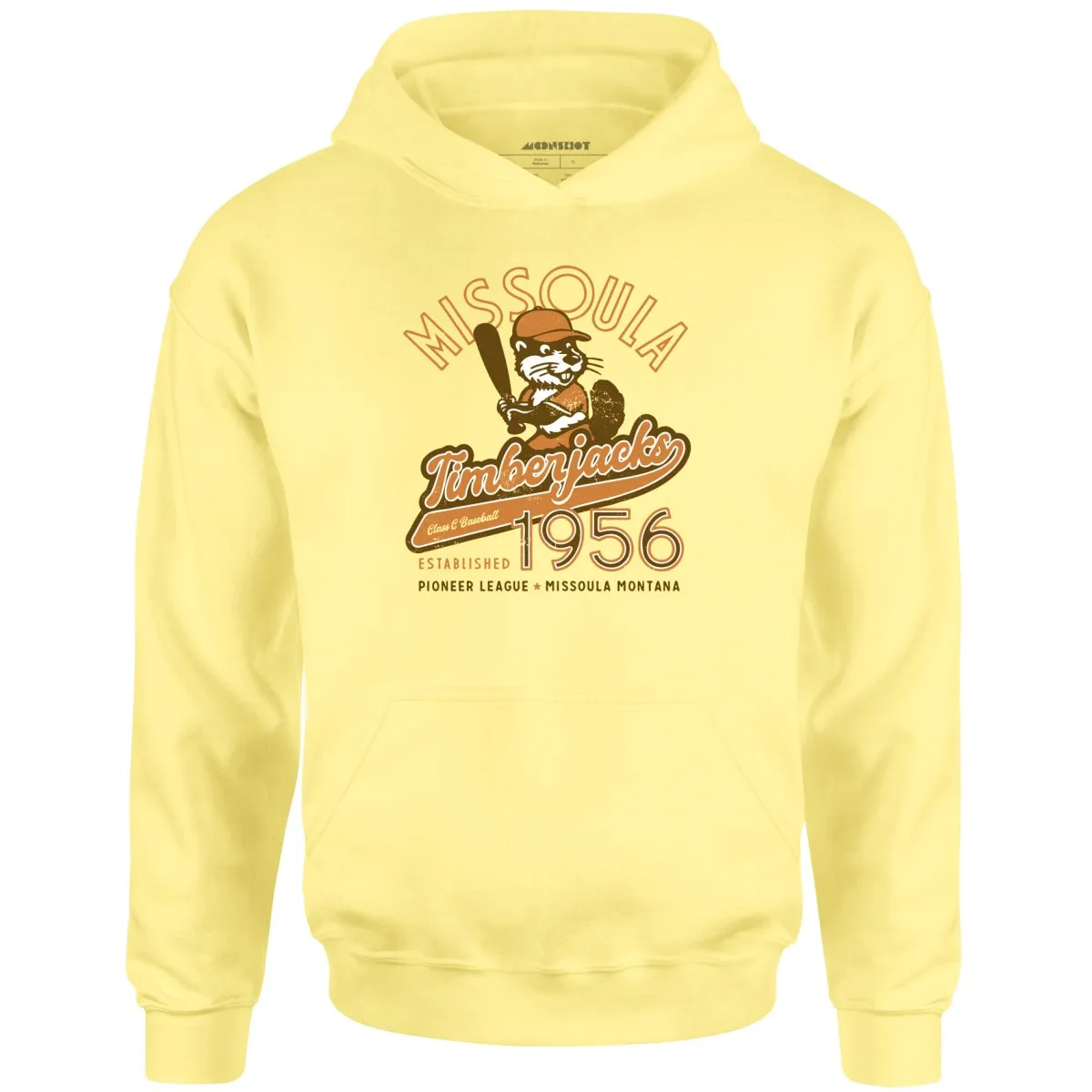 Missoula Timberjacks - Montana - Vintage Defunct Baseball Teams - Unisex Hoodie