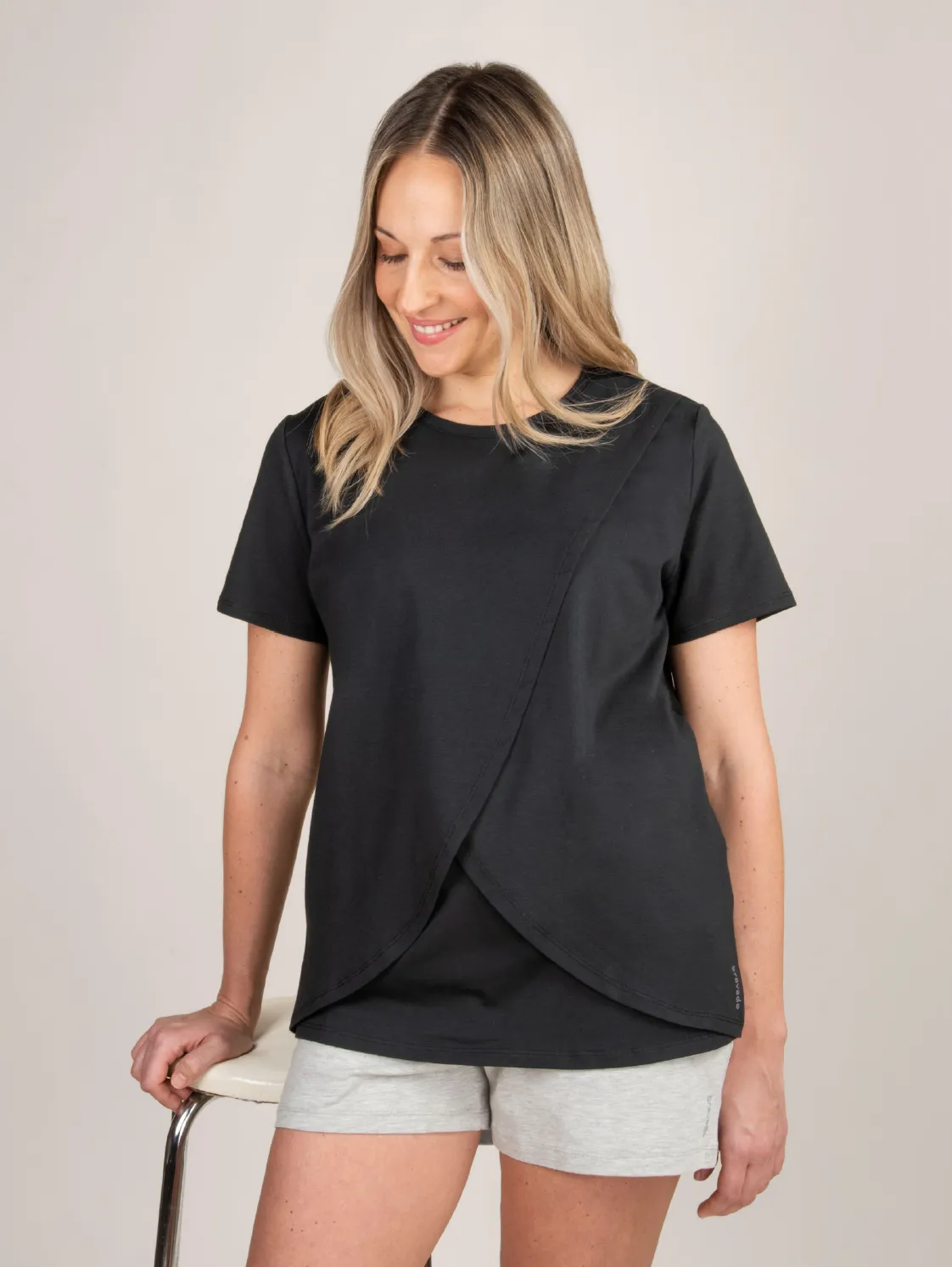 Short Sleeve Nursing Top