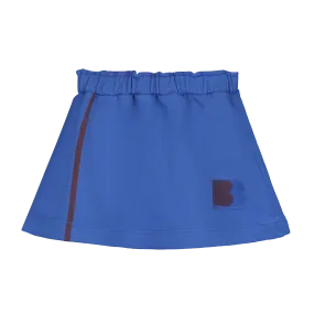 SK02-MINI SKIRT SIDE STRIPE-Fresh blue