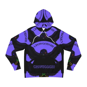 Special Edition Crowgodshi Designer Hoodie, PURPLE LOGO