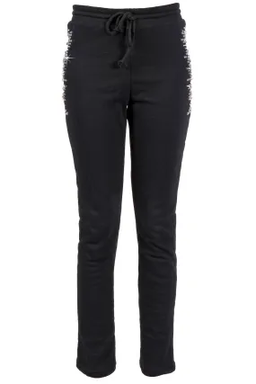 STARLE Black Embellished Joggers