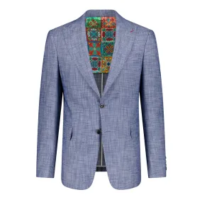 The Cupari Linen Jacket - Indigo