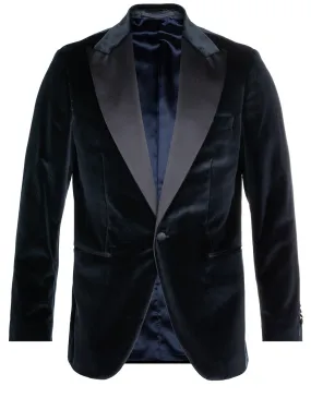 Velvet Jacket Navy